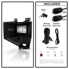 Spyder 17-19 Ford F2540/F350 SD OEM Style LED Fog Lights w/Switch - Clear (FL-FF25017-C)