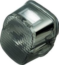 Load image into Gallery viewer, Bikers Choice L03-17 Big Twin &amp; XL Smoke Lens Laydown Taillight W/ License Light Facing Up