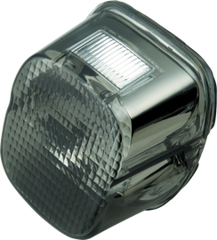 Bikers Choice L03-17 Big Twin & XL Smoke Lens Laydown Taillight W/ License Light Facing Up