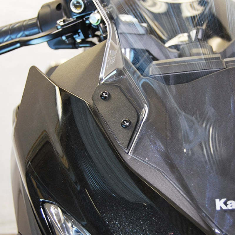 New Rage Cycles 18+ Kawasaki Ninja 400 Mirror Block Off Plates