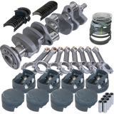 Eagle Chevy 350 3.750in Crank 6.000in I-Beam Rods 6cc Dome 4.030in Pistons Rotating Assembly