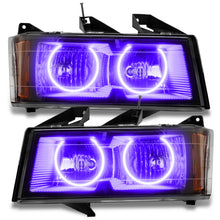 Load image into Gallery viewer, Oracle Lighting 04-12 Chevrolet Colorado Pre-Assembled LED Halo Headlights -UV/Purple SEE WARRANTY