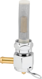 Bikers Choice Chrome Hex Petcock 22MM Left Outlet