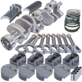Eagle Chevy LT1 350 1Pc 3.750in Crank 6.000in I-Beam Rods -5cc 4.040in Pistons Rotating Assembly