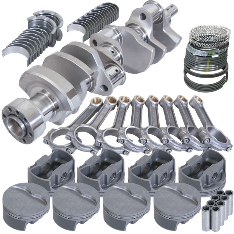 Eagle Chevy LT1 350 1Pc 3.750in Crank 6.000in I-Beam Rods -5cc 4.060in Pistons Rotating Assembly