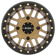 Load image into Gallery viewer, Method MR406 UTV Beadlock 14x8 4+4/-2mm Offset 4x156 132mm CB Method Bronze w/Matte Black Ring Wheel