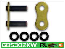 Load image into Gallery viewer, RK Chain GB530ZXW-RIVET - Gold