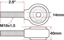 SPC Performance xAxis Rod End Ball Joint