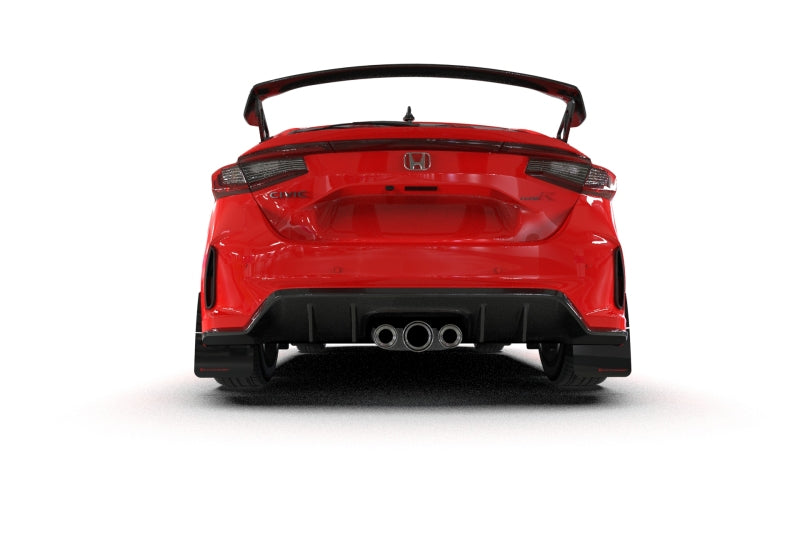 Rally Armor 23-24 Honda Civic Type R Black Mud Flap Red Logo