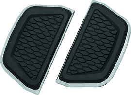 Kuryakyn Hex Passenger Board Inserts Chrome