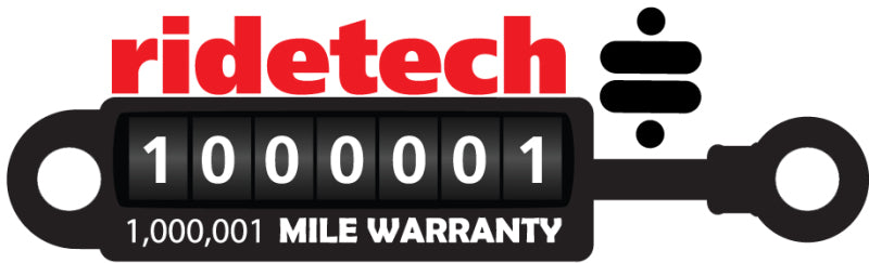 Ridetech 64-69 Lincoln Rear HQ Shock / 7.55in Stroke / Stud Plate/Eye - Single