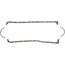 Load image into Gallery viewer, Fel-Pro Ford Maverick OS 30217 C Engine Oil Pan Gasket Set Blue Stripe cork-rubber
