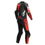 Dainese Misano 3 Perforated D-Air 1PC Leather Suit Womens Black/Red/Fluorescent Red Size - 40