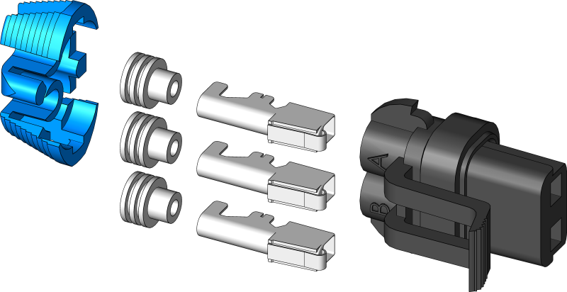 KFI Wire Harness Female End Plug