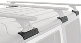 Rhino-Rack 07-18 Jeep Wrangler 4 Door SUV Heavy Duty RLT600 3 Bar Backbone Roof Rack - Silver