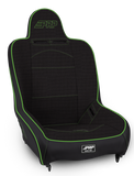 PRP Premier High Back Suspension Seat- Black/Green Tweed