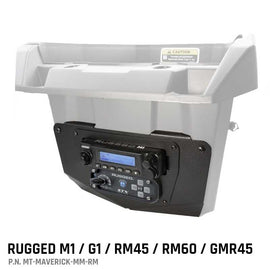 Rugged Radios Can-Am Comm/Maverick - Glove Box Multi-Mount Kit for M1/G1/RM45/RM60/GMR45