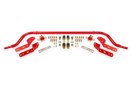 BMR 64-67 GM A-Body 1.25in Hollow 2-Hole Adjustable Front Sway Bar Kit - Red