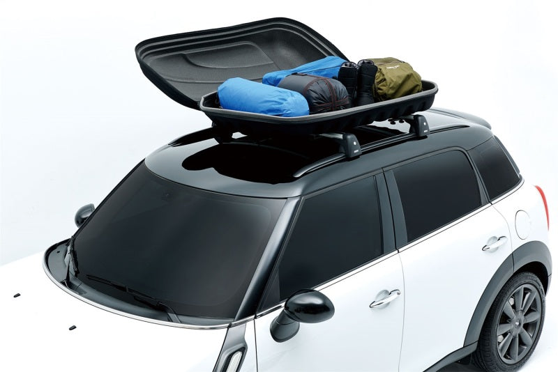 3D MAXpider Shell Roof Box With Rack Size M 47INX29INX10In (120X75X26Cm) Brown