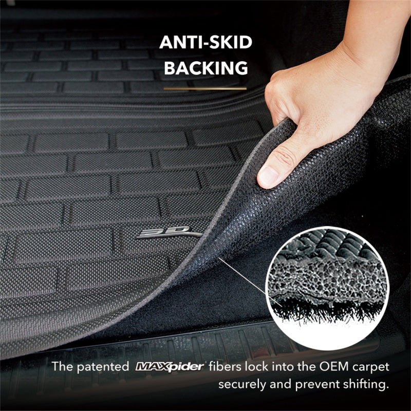 3D MAXpider 20-22 Mercedes-Benz GLE-Class SUV (W167) Kagu Cross Fold Cargo Liner - Black