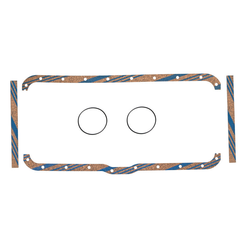 Fel-Pro OS 4250 C Engine Oil Pan Gasket Set Blue Stripe cork-rubber