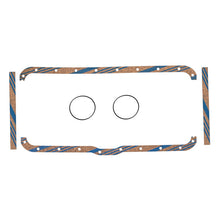 Load image into Gallery viewer, Fel-Pro OS 4250 C Engine Oil Pan Gasket Set Blue Stripe cork-rubber