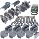 Eagle Chevy 350 3.750in Crank 6.000in I-Beam Rods -5cc Flat Top 4.040in Pistons Rotating Assembly