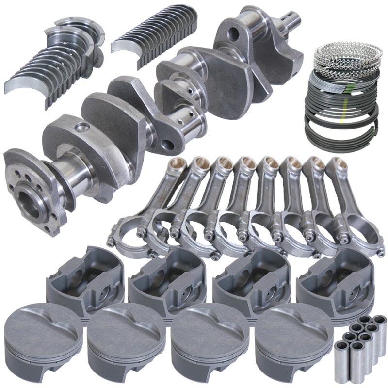 Eagle Chevy 350 3.750in Crank 6.000in I-Beam Rods -5cc Flat Top 4.060in Pistons Rotating Assembly