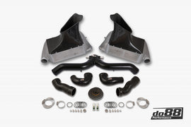 do88 10-12 Porsche 911 Turbo/Turbo S (997.2) BigPack Intercooler Kit w/Black Pipe