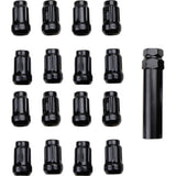 ITP Lug Nuts (Box of 16) w/ Key - 12x1.25 Splined 60 Deg Taper - Black