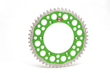 Renthal 04-23 Kawasaki KX 125/ 2-Stroke/ X/ XC/ KX450XCRear Twinring - Green 520-51P Teeth