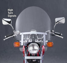 Load image into Gallery viewer, National Cycle Harley/ Honda/ Kymco/ Suzuki Dakota 3.0 Windshield Hi-Turn Signals