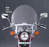 National Cycle Harley/ Honda/ Kymco/ Suzuki Dakota 3.0 Windshield Hi-Turn Signals
