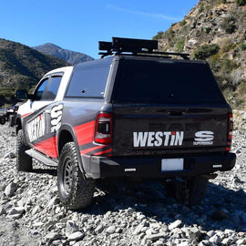 Westin EXP Truck Cap COMPLETE KIT A + BS (19-25 RAM 1500 5.7ft. Bed Excl. Classic) - Black