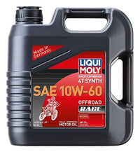 Load image into Gallery viewer, LIQUI MOLY 4L Motorbike 4T Synth SAE 10W60 Offroad Race