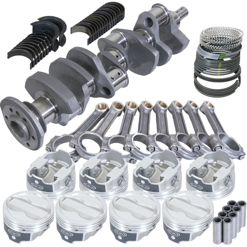 Eagle Chevy 350 3.750in Crank 6.000in I-Beam Rods -18cc 4.000in Pistons Rotating Assembly