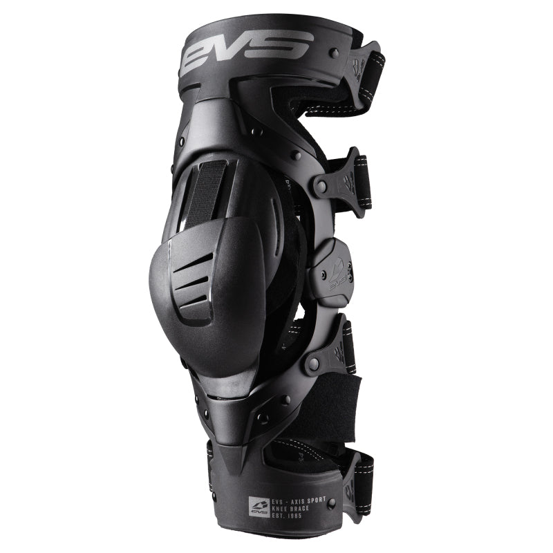 EVS Axis Sport Knee Brace Black/Black/Grey - XL/Left