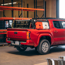 Load image into Gallery viewer, Cali Raised Overland Bed Rack For 2024+ Toyota Tacoma - Short Bed Mid Height Rack