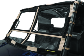 QuadBoss 15-19 Polaris Ranger 1000 Diesel Soft Windshield