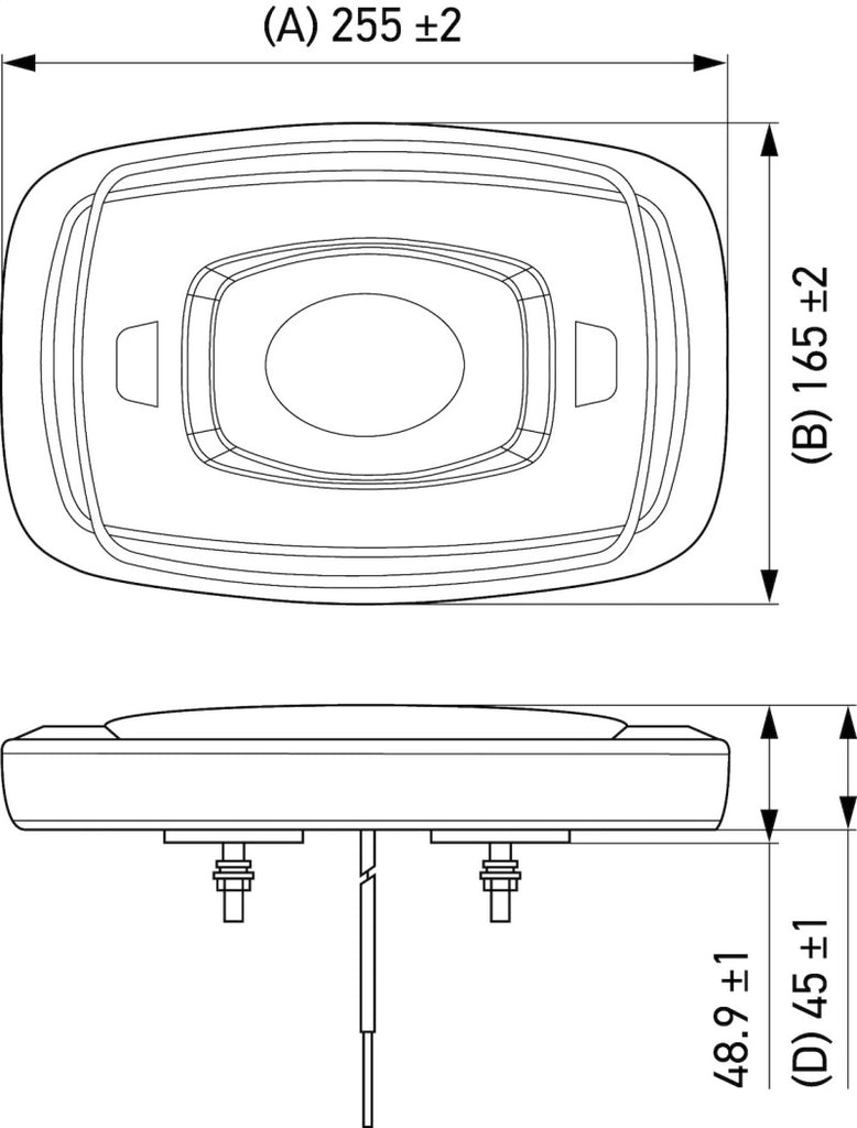 Hella L/Bar Mini 10In Led (Mv Fxd Amber)