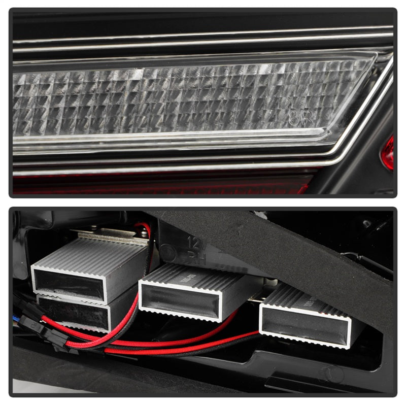 Spyder 14-19 Mercedes Benz CLA LED Tail Lights (ALT-YD-MBCLA14AP-GRSEQ-BK)