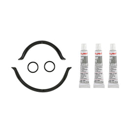 Fel-Pro Nissan Murano OS 30696 Engine Oil Pan Gasket Set RTV Black Silicone w/ Rubber End Seals