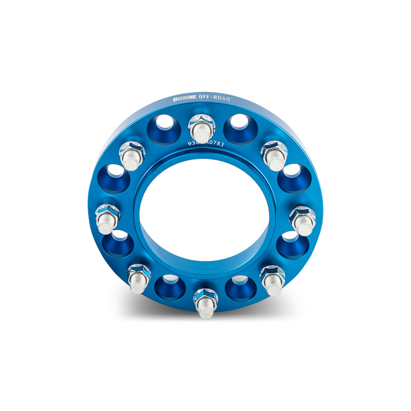 Borne Off-Road Wheel Spacers 8x165.1 116.7 32 M14 Blue - GTR Auto