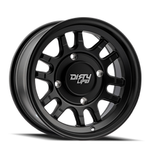 Load image into Gallery viewer, Dirty Life 9310s Canyon Sport SXS 14x7 / BLANK BP / 13mm Offset / 106.25mm Hub Matte Black Wheel