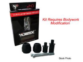 Vortex Racing 99-00 Honda CBR 600 F4,01-06 F4i V3 2.0 Frame Slider Kit- Modification Required