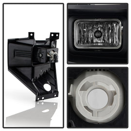 Spyder 17-19 Ford F250/F350 SD OEM Style LED Right Fog Light w/Switch - Clear (FL-FF25017-L)