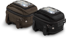Load image into Gallery viewer, Burly Brand Voyager Tank / Tail Bag - Dark Oak - GTR Auto
