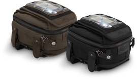 Burly Brand Voyager Tank / Tail Bag - Dark Oak - GTR Auto