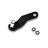 IAG Driver Side Floor Mat Bracket for 2002-07 Subaru WRX / STI (Black Finish).