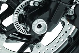 Kuryakyn Lodestar Front Axle Slider Silver